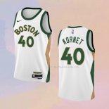 Maglia Boston Celtics Luke Kornet NO 40 Citta 2023-24 Bianco