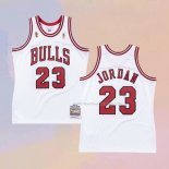 Maglia Chicago Bulls Michael Jordan NO 23 Mitchell & Ness 1996-97 Bianco