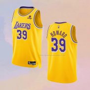 Maglia Los Angeles Lakers Dwight Howard NO 39 75th Anniversary 2021-22 Giallo
