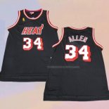Maglia Miami Heat Ray Allen NO 34 Mitchell & Ness 2012-13 Nero