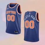 Maglia New York Knicks Personalizzate Icon 2020-21 Blu