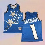 Maglia Orlando Magic Tracy McGrady NO 1 Mitchell & Ness Big Face Blu