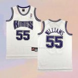 Maglia Sacramento Kings Jason Williams NO 55 Throwback Bianco