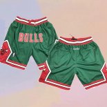 Pantaloncini Chicago Bulls Just Don 2019 Verde2