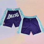 Pantaloncini Los Angeles Lakers Citta Just Don 2021-22 Viola