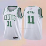 Maglia Bambino Boston Celtics Kyrie Irving NO 11 2017-18 Bianco