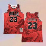 Maglia Chicago Bulls Michael Jordan NO 23 Asian Heritage Throwback 1997-98 Rosso