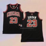 Maglia Chicago Bulls Michael Jordan NO 23 Throwback Nero3