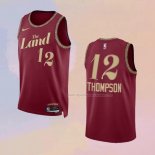 Maglia Cleveland Cavaliers Tristan Thompson NO 12 Citta 2023-24 Rosso