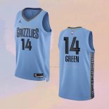 Maglia Memphis Grizzlies Danny Green NO 14 Statement 2022-23 Blu