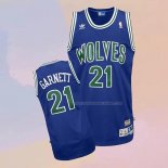 Maglia Minnesota Timberwolves Kevin Garnett NO 21 Throwback Blu2