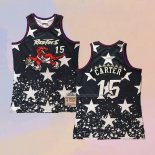 Maglia Toronto Raptors Vince Carter NO 15 Independence Day Mitchell & Ness Nero