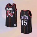 Maglia Toronto Raptors Vince Carter NO 15 Mitchell & Ness 1998-99 Nero