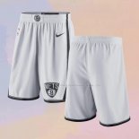 Pantaloncini Brooklyn Nets Association 2019 Bianco