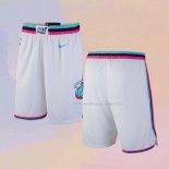 Pantaloncini Miami Heat Citta 2017-18 Bianco
