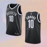 Maglia Brooklyn Nets Ben Simmons NO 10 Icon 2021-22 Nero