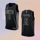 Maglia Brooklyn Nets Goran Dragic NO 9 Statement 2022-23 Nero