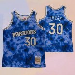 Maglia Golden State Warriors Stephen Curry NO 30 Galaxy Blu