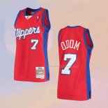 Maglia Los Angeles Clippers Lamar Odom NO 7 Mitchell & Ness 2000-01 Rosso