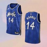 Maglia Orlando Magic Gary Harris NO 14 Classic 2023-24 Blu