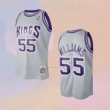Maglia Sacramento Kings Jason Williams NO 55 Mitchell & Ness 2000-01 Grigio
