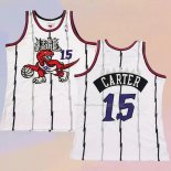 Maglia Toronto Raptors Vince Carter NO 15 Mitchell & Ness 1998-99 Bianco2