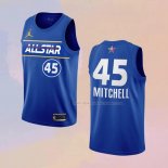 Maglia All Star 2021 Utah Jazz Donovan Mitchell NO 45 Blu