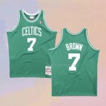 Maglia Boston Celtics Dee Brown NO 7 Hardwood Classics Throwback Verde
