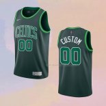 Maglia Boston Celtics Personalizzate Earned 2020-21 Verde