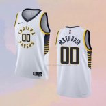 Maglia Indiana Pacers Bennedict Mathurin NO 00 Association 2022-23 Bianco