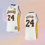 Maglia Los Angeles Lakers Kobe Bryant NO 24 Hardwood Classics Bianco