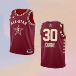 Maglia Bambino All Star 2024 Golden State Warriors Stephen Curry NO 30 Rosso
