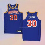 Maglia Golden State Warriors Stephen Curry NO 30 Classic 2021-22 Autentico Blu