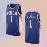 Maglia Philadelphia 76ers James Harden NO 1 Icon Blu
