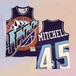Maglia Utah Jazz Donovan Mitchell NO 45 Mitchell & Ness Big Face Viola