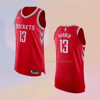 Maglia Houston Rockets James Harden NO 13 Icon Autentico Rosso
