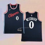 Maglia Los Angeles Clippers Russell Westbrook NO 0 Icon 2024-25 Blu