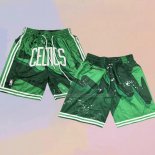 Pantaloncini Boston Celtics Just Don Verde2