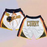 Pantaloncini Golden State Warriors Stephen Curry 2022 NBA Finals Bianco