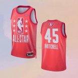 Maglia All Star 2022 Utah Jazz Donovan Mitchell NO 45 Granate