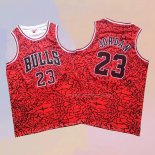 Maglia Chicago Bulls Michael Jordan NO 23 Mitchell & Ness Rosso2