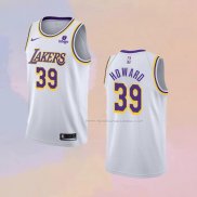 Maglia Los Angeles Lakers Dwight Howard NO 39 Association 2021-22 Bianco