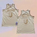 Maglia Los Angeles Lakers Kobe Bryant NO 8 Mitchell & Ness 1996-97 Or