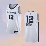 Maglia Memphis Grizzlies Ja Morant NO 12 Association 2022-23 Bianco