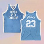 Maglia NCAA North Carolina Tar Heels Michael Jordan NO 23 Mitchell & Ness 1983-84 Blu