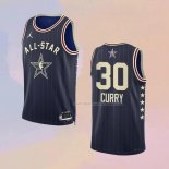 Maglia All Star 2024 Golden State Warriors Stephen Curry NO 30 Blu
