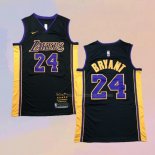 Maglia Los Angeles Lakers Kobe Bryant NO 24 Retirement 2017-2018 Nero