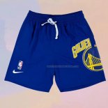Pantaloncini Golden State Warriors Big Logo Just Don Blu